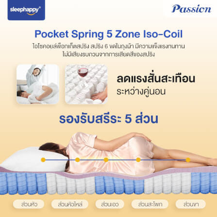 ที่นอน 3 ฟุต SLEEPHAPPY PASSION_4